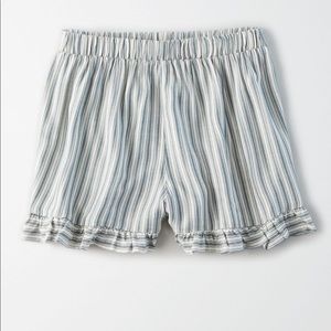 American eagle stripe tulip hem shorts